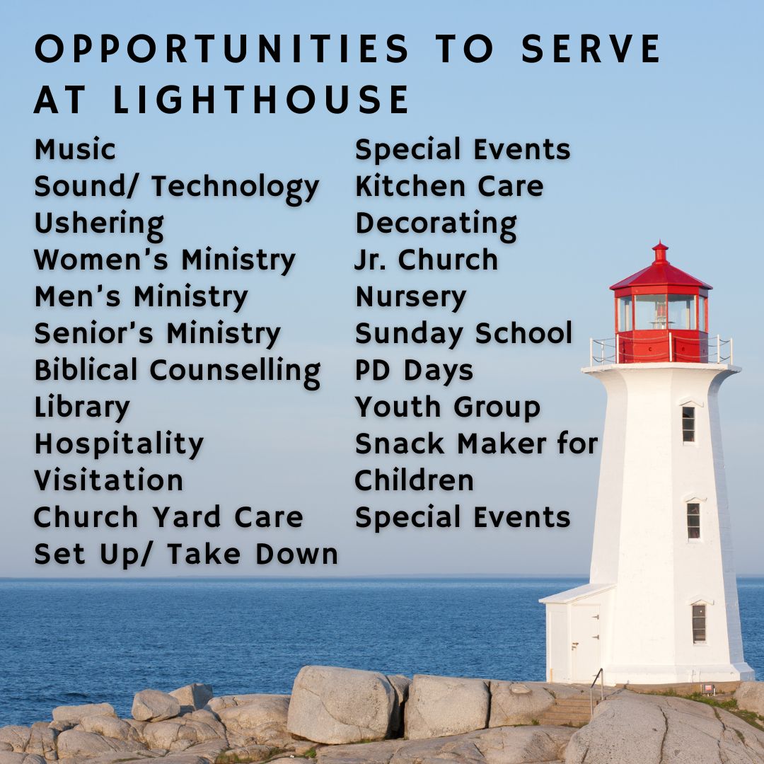 Opportunities to serve 